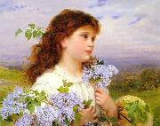 Sophie Gengembre Anderson The Time Of The Lilacs painting